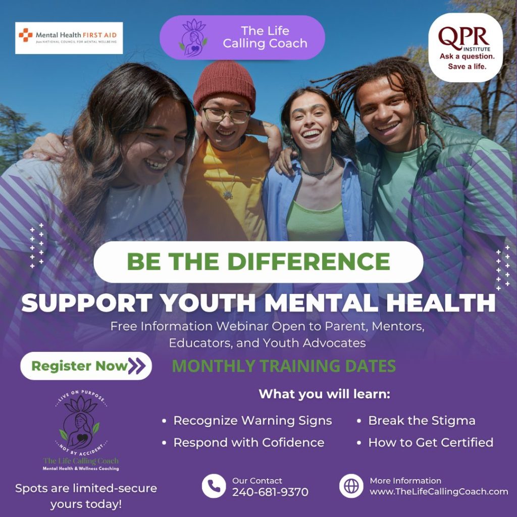 Be The Difference Support Youth Mental Health with a certification in Youth Mental Health First Aid